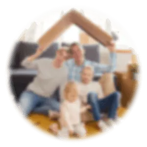 Family with New Home